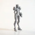 Tượng Bán Thân Nữ Robot Robogirl - Mẫu In 3D - Thumbnail 2