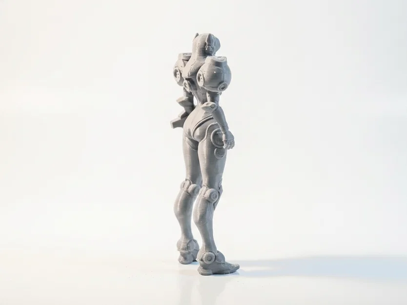 Tượng Bán Thân Nữ Robot Robogirl - Mẫu In 3D - Image 3