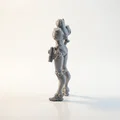 Tượng Bán Thân Nữ Robot Robogirl - Mẫu In 3D - Thumbnail 4