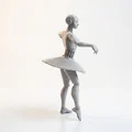 Mô hình Robot Ballerina - Tượng nữ vũ công 3D - Thumbnail 3