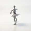 Mô hình Robot Ballerina - Tượng nữ vũ công 3D - Thumbnail 4