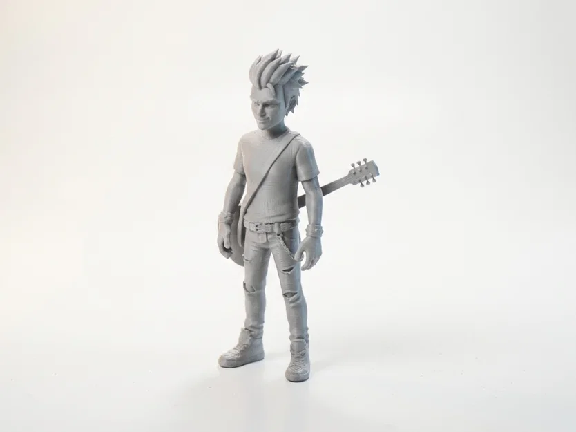 Mô hình nhân vật nữ Rocker in 3D - Image 1