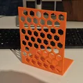 Chặn Sách Thiết Kế Tổ Ong Tối Giản (Minimalist Hex Design) - Thumbnail 1