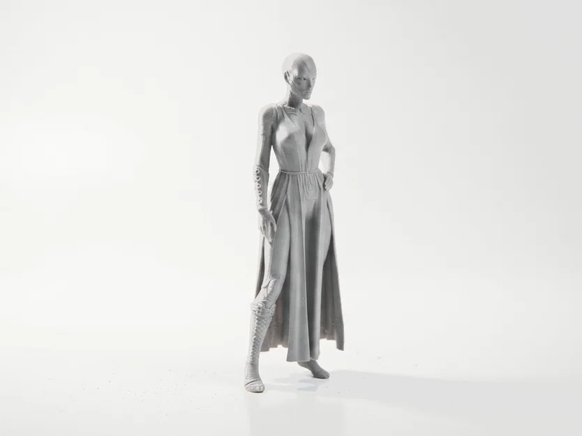 Mô hình 3D Robot Lady - Tượng Android Nữ in 3D - Image 2