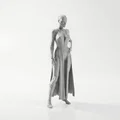 Mô hình 3D Robot Lady - Tượng Android Nữ in 3D - Thumbnail 2