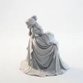 Mô hình 3D nàng công chúa u buồn - Sad Princess Figurine - Thumbnail 1