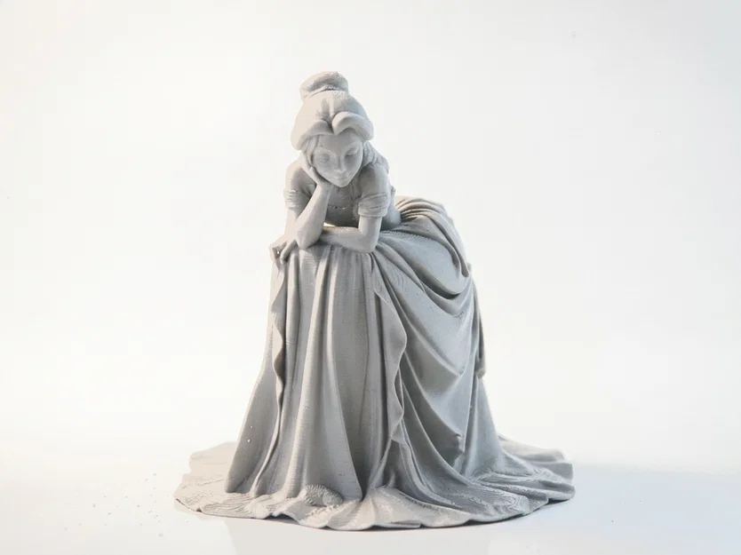 Mô hình 3D nàng công chúa u buồn - Sad Princess Figurine - Image 2