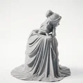 Mô hình 3D nàng công chúa u buồn - Sad Princess Figurine - Thumbnail 3