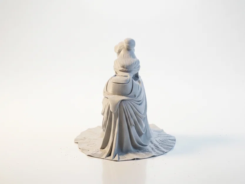 Mô hình 3D nàng công chúa u buồn - Sad Princess Figurine - Image 4