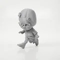 Mô hình 3D cô gái đang chạy - Tượng nhân vật nữ đầy năng động - Thumbnail 1