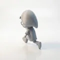 Mô hình 3D cô gái đang chạy - Tượng nhân vật nữ đầy năng động - Thumbnail 4