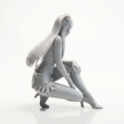 Mô hình tượng nữ nhân tư thế ngồi tinh tế - In 3D dễ dàng