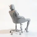 Mô hình Nữ Doanh Nhân 3D Printable trang trí bàn làm việc - Thumbnail 3