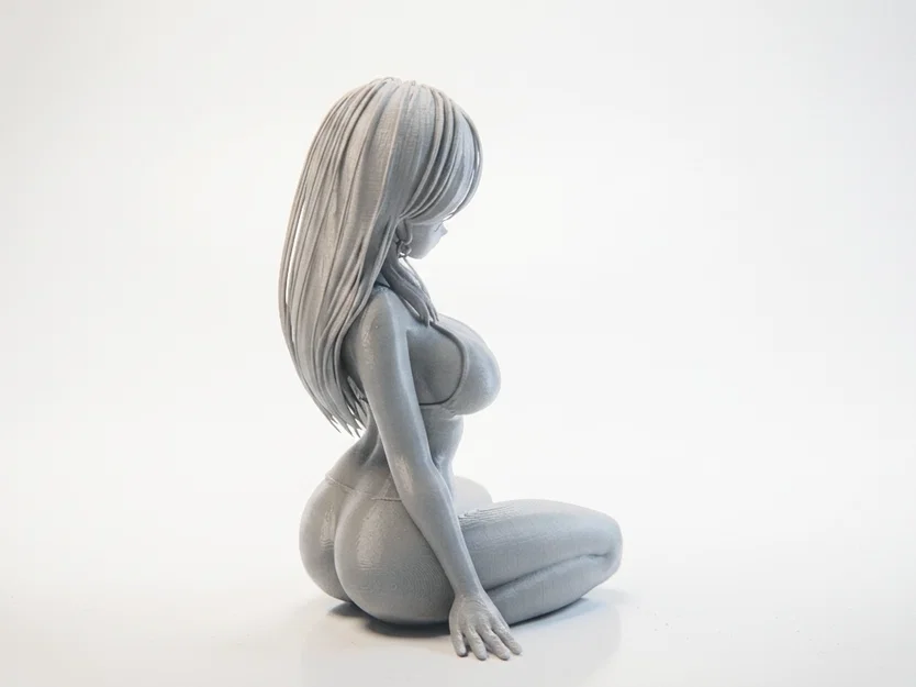 Mô hình 3D tượng cô nàng mặc bikini (Sat Bikini Babe) để in ấn - Image 3