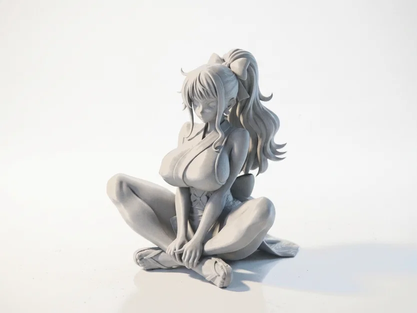Mô hình nhân vật nữ Anime - File 3D in ấn chất lượng cao - Image 1