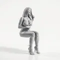 Mô hình tượng nữ ngồi 3D - Đồ sưu tập tinh xảo cho người đam mê in 3D - Thumbnail 2