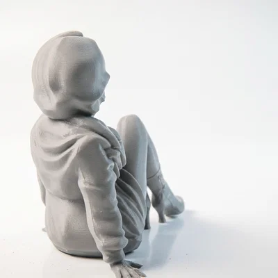 Tượng Nữ Ngồi Nghệ Thuật - Mẫu In 3D Sắc Sảo