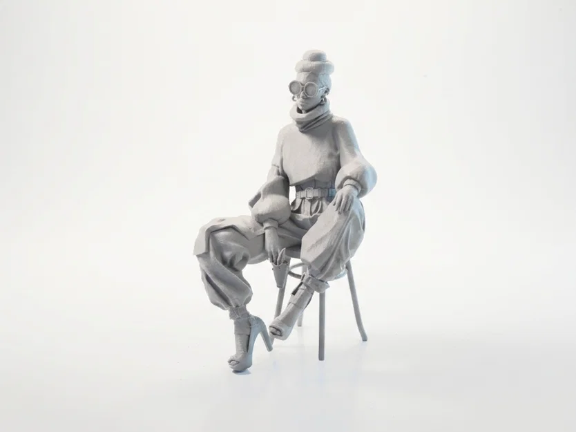 Mô hình 3D nhân vật nữ Sat Cool Lady thanh lịch - Image 1