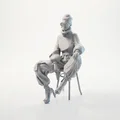 Mô hình 3D nhân vật nữ Sat Cool Lady thanh lịch - Thumbnail 1