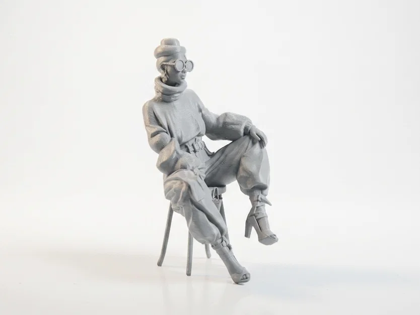Mô hình 3D nhân vật nữ Sat Cool Lady thanh lịch - Image 2