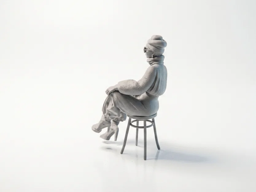 Mô hình 3D nhân vật nữ Sat Cool Lady thanh lịch - Image 4