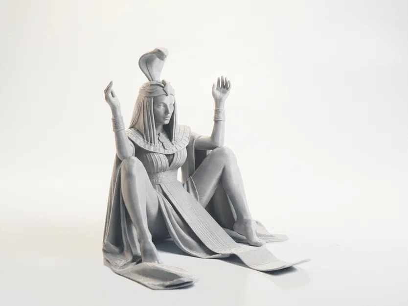 Mô hình in 3D nàng công chúa Ai Cập ngồi (Sat Egyptian Princess Figurine) - Image 2