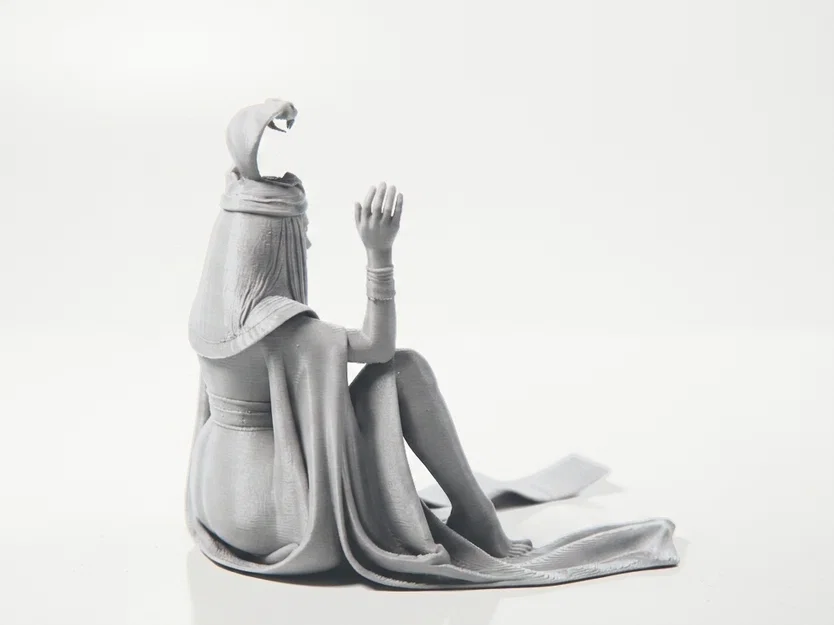 Mô hình in 3D nàng công chúa Ai Cập ngồi (Sat Egyptian Princess Figurine) - Image 3