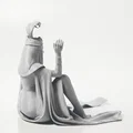 Mô hình in 3D nàng công chúa Ai Cập ngồi (Sat Egyptian Princess Figurine) - Thumbnail 3