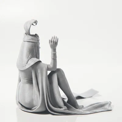 Mô hình in 3D nàng công chúa Ai Cập ngồi (Sat Egyptian Princess Figurine)