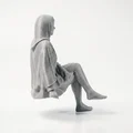 Tượng 3D Phụ nữ đội Hijab tinh tế - Mẫu in 3D chất lượng cao - Thumbnail 3