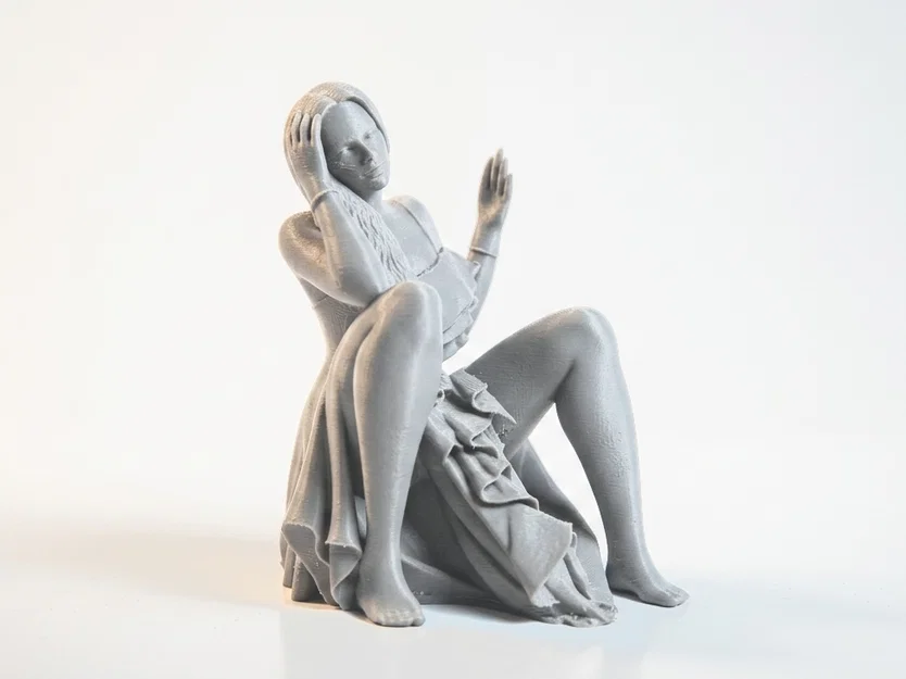 Mô hình tượng nữ Sat Lady thanh lịch - File in 3D - Image 2