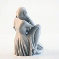 Mô hình tượng nữ Sat Lady thanh lịch - File in 3D - Thumbnail 3