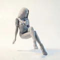 Mô hình in 3D tượng nữ giới ngồi bắt chéo chân thanh lịch - Thumbnail 2