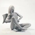Mô hình in 3D Tượng quý cô ngồi thanh lịch - Thumbnail 2