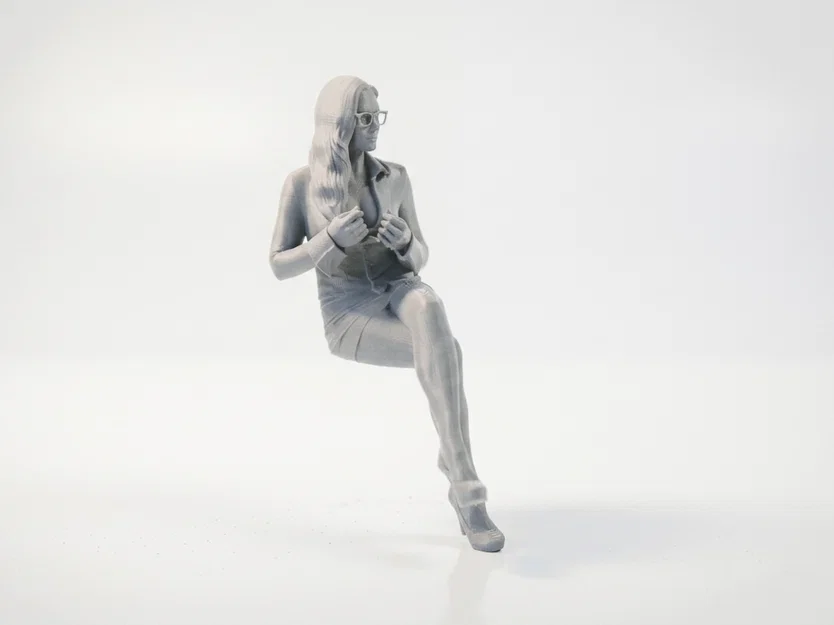 Tượng Bán Thân Quý Cô Thanh Lịch - Mẫu In 3D Độc Đáo - Image 2