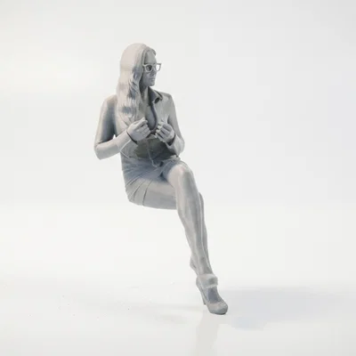 Tượng Bán Thân Quý Cô Thanh Lịch - Mẫu In 3D Độc Đáo