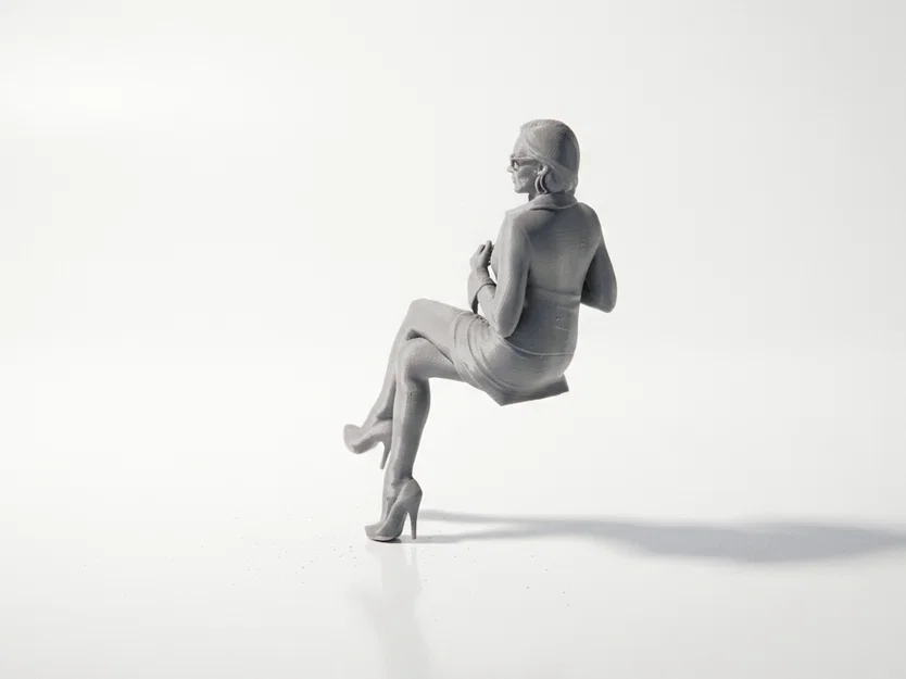Tượng Bán Thân Quý Cô Thanh Lịch - Mẫu In 3D Độc Đáo - Image 4