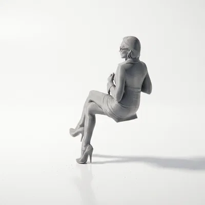 Tượng Bán Thân Quý Cô Thanh Lịch - Mẫu In 3D Độc Đáo