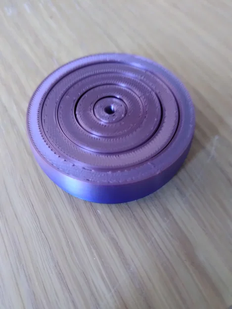 Mô hình Gyro Fidget xoay lồng nhau in 3D (Print-in-place) - Image 1