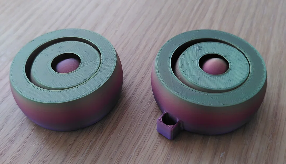 Mô hình Gyro Fidget xoay lồng nhau in 3D (Print-in-place) - Image 4