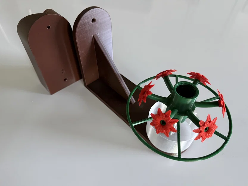 Máng ăn cho chim ruồi kèm giá đỡ cố định - Image 2