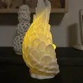 Chụp đèn hình đôi cánh thiên thần in 3D trang trí nến LED - Thumbnail 3