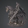 Bloodbound Realms – Undead – Dread Knight Rider (Mô hình STL Dark Fantasy) - Thumbnail 2