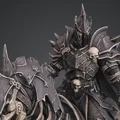 Bloodbound Realms – Undead – Dread Knight Rider (Mô hình STL Dark Fantasy) - Thumbnail 4