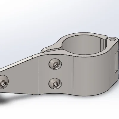 Pat kẹp đèn pha tròn cho Kawasaki Z650 (phuộc 41mm)