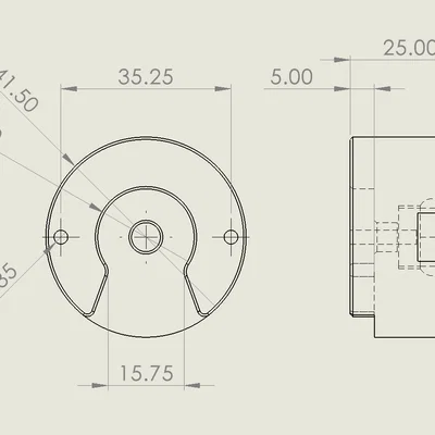 Dụng cụ tháo mô-tơ gương chiếu hậu 1/2" cho Ford Focus Mk3