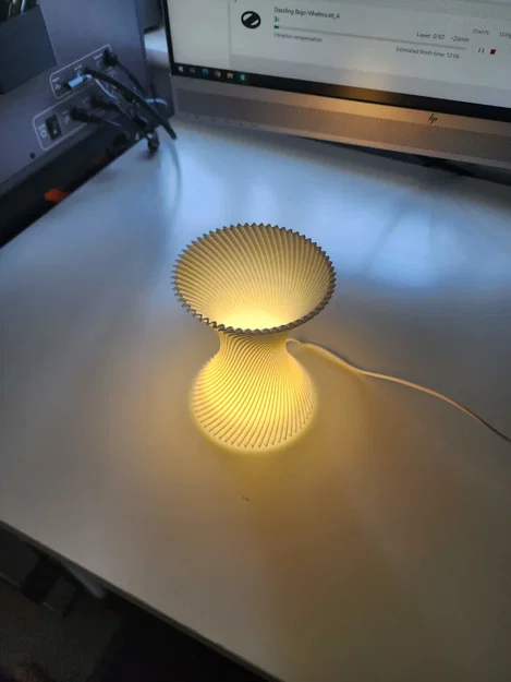 Đèn Wormhole Lamp - Thiết kế lấy cảm hứng từ hố sâu vũ trụ - Image 1