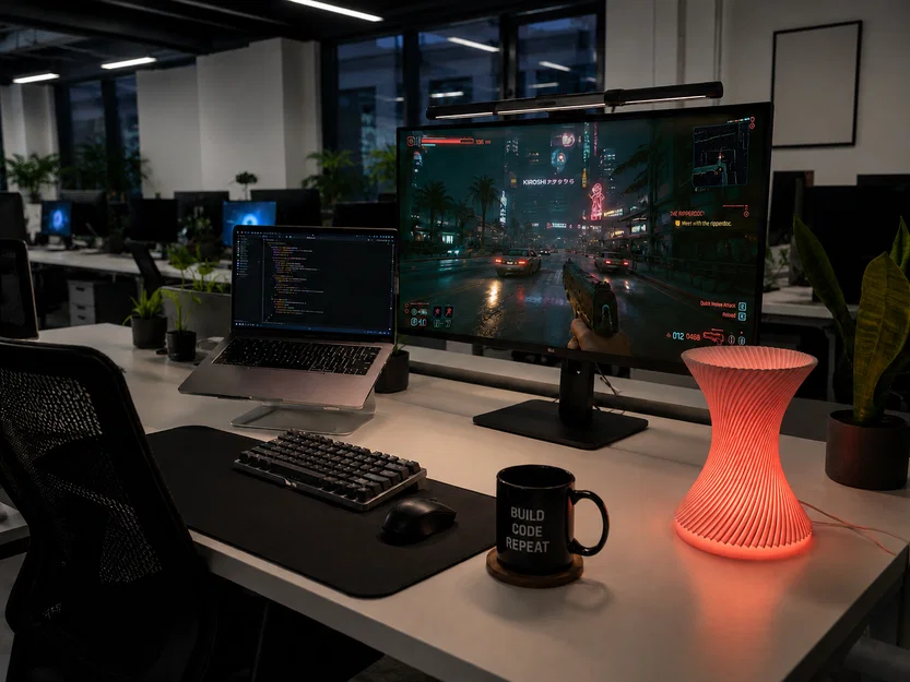 Đèn Wormhole Lamp - Thiết kế lấy cảm hứng từ hố sâu vũ trụ - Image 4