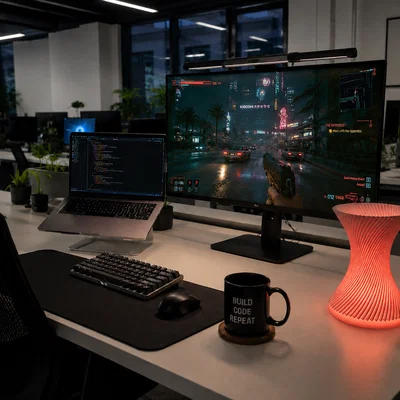 Đèn Wormhole Lamp - Thiết kế lấy cảm hứng từ hố sâu vũ trụ