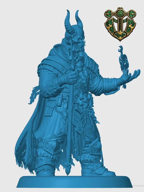 Mô hình Duergar Warlock cho game nhập vai - Image 2